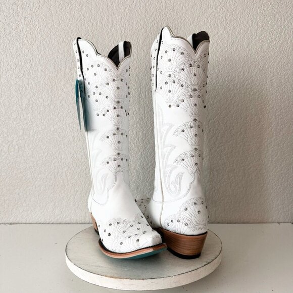 Lane boots | Shoes | Lane Calypso White Bridal Cowboy Boots Womens ...
